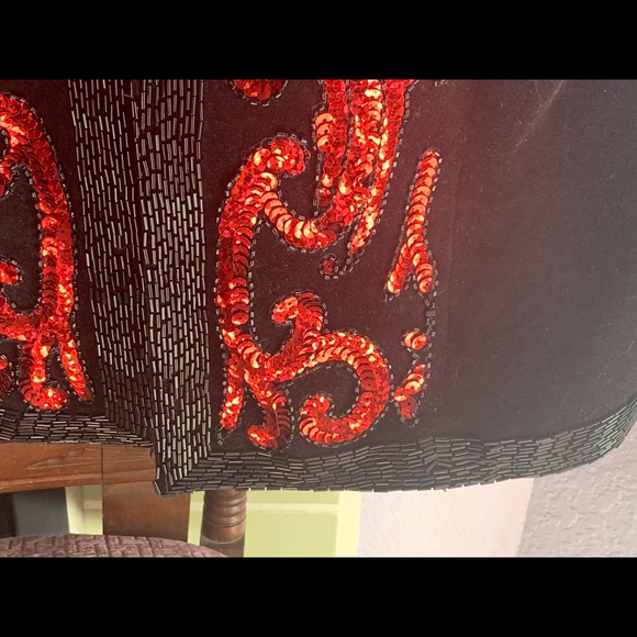 🌹DIANE GILMAN EMBELLISHED VELVET JACKET (SMALL)🌹 - Picture 14 of 16